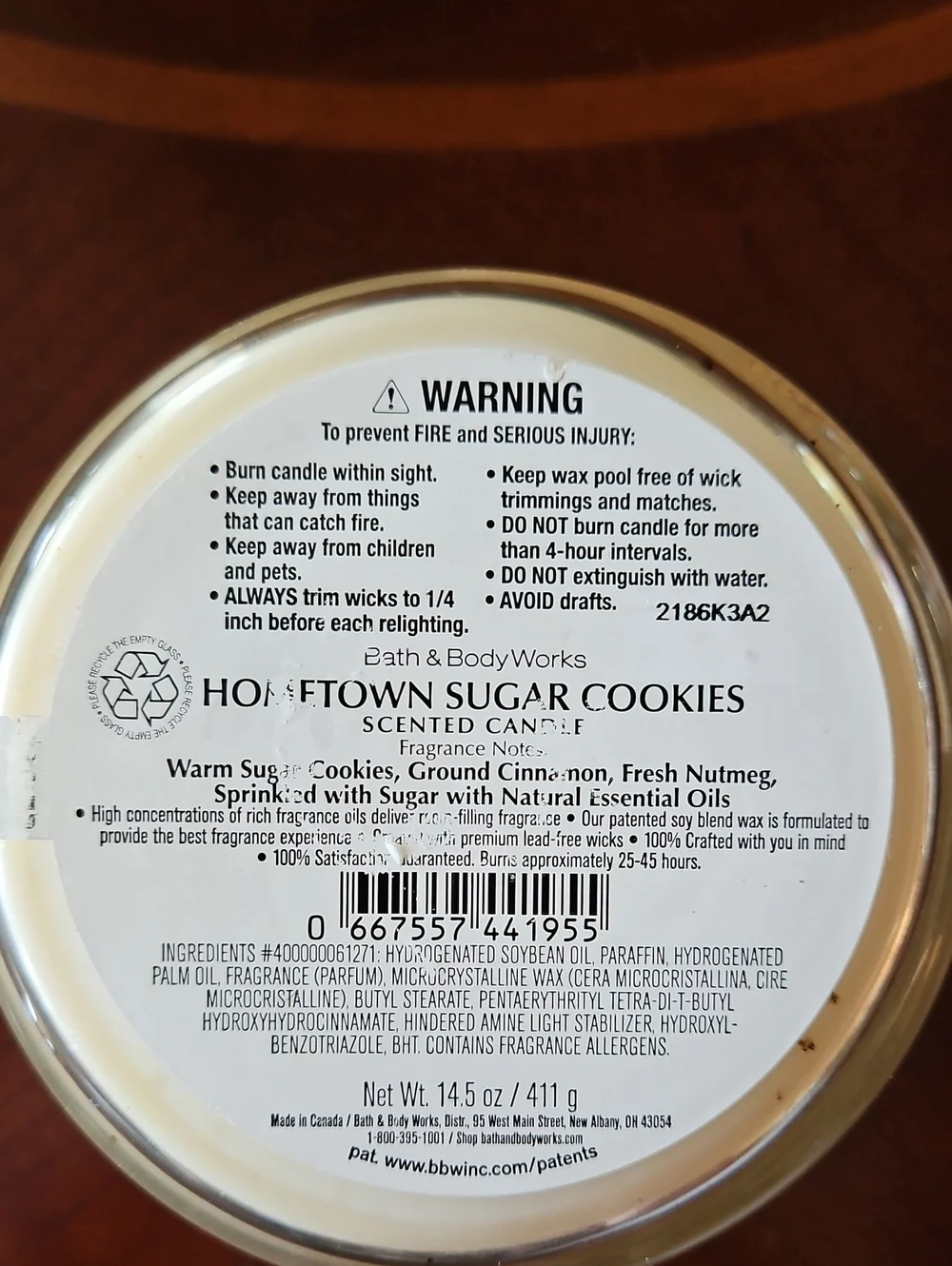 BBW Winter Candle Duo Discontinued Hometown Sugar Cookies & Limited Ed. Hot Coco